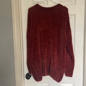Chenille oversized sweater